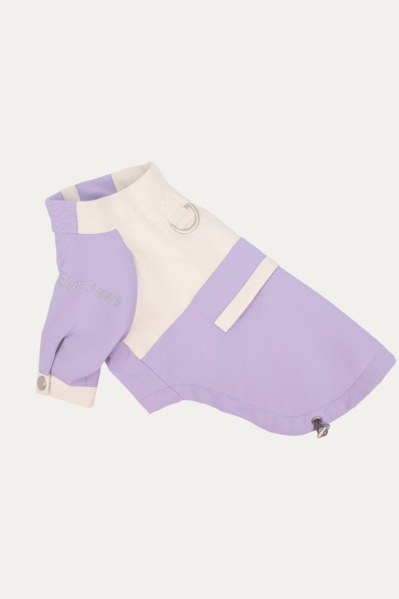 Best jacket staple for dogs, offering the perfect mix of high-end fashion and functional wear.Handcrafted with high-quality fabrics that keep your dogs dry, clean, warm, cozy, and comfortable as they look.#color_Lilac&Ivory