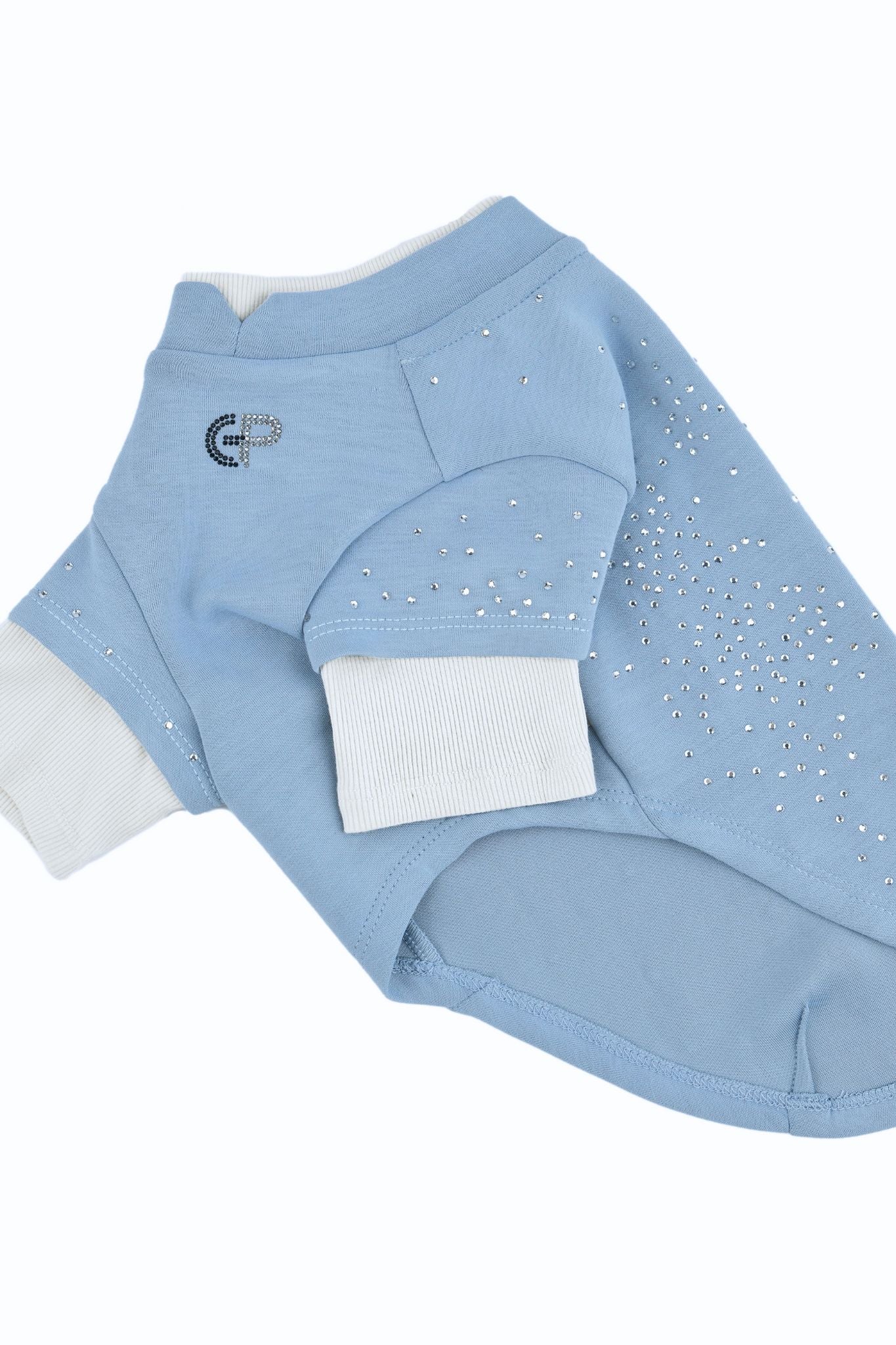 Luxury California-born dog sweatshirts, combine casual comfort with a stylish look, fit for various small dogs. Shop the best everyday pet sweatshirts now!"#color_Sky Blue